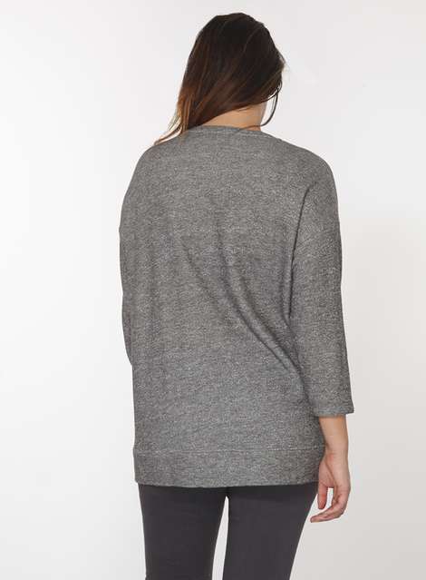 **DP Curve Grey Marl 'California' Sweatshirt